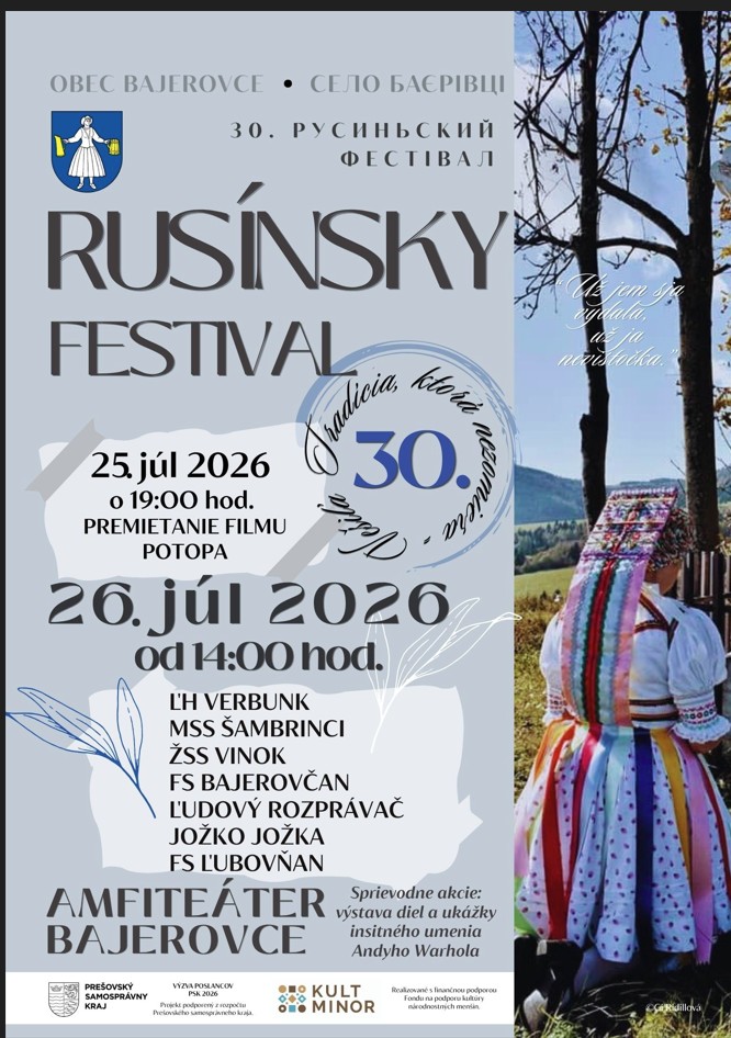Rusínsky festival - Bajerovce